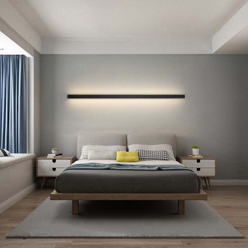 Linéair Minimalist LED Wall Light – Vertical & Horizontal Ambient Bar Lamp