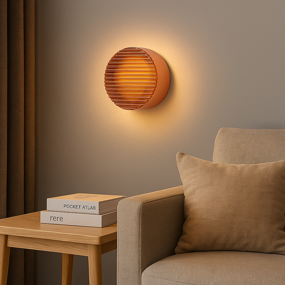HaloGlow - Moderni pyöreä LED-seinävalaisin