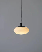 LumiShroom – Handcrafted Alabaster Mini Pendant Light with Adjustable Suspension