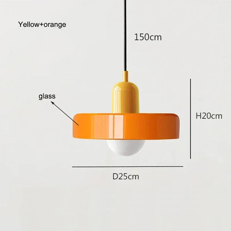Nordic Retro Glass Chandelier Light – Adjustable Height Modern Lighting Fixture for Dining Room and Living Room
