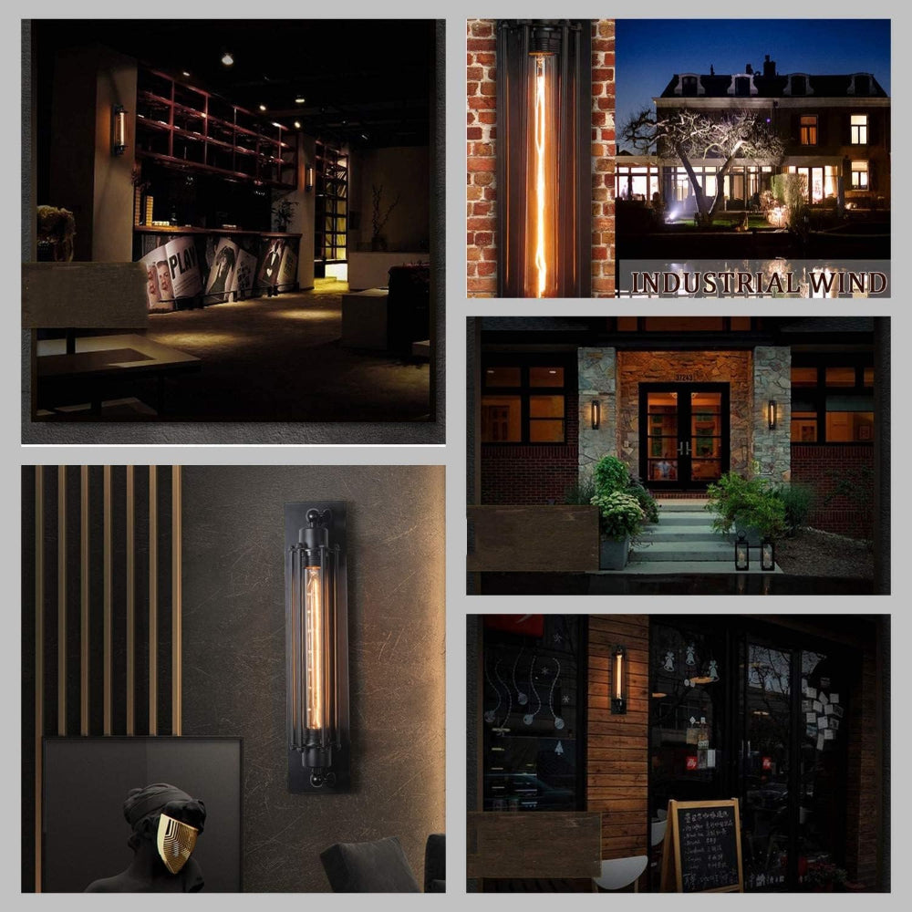 Vintage nástěnné LED světlo - nadčasový design s elegantním nádechem